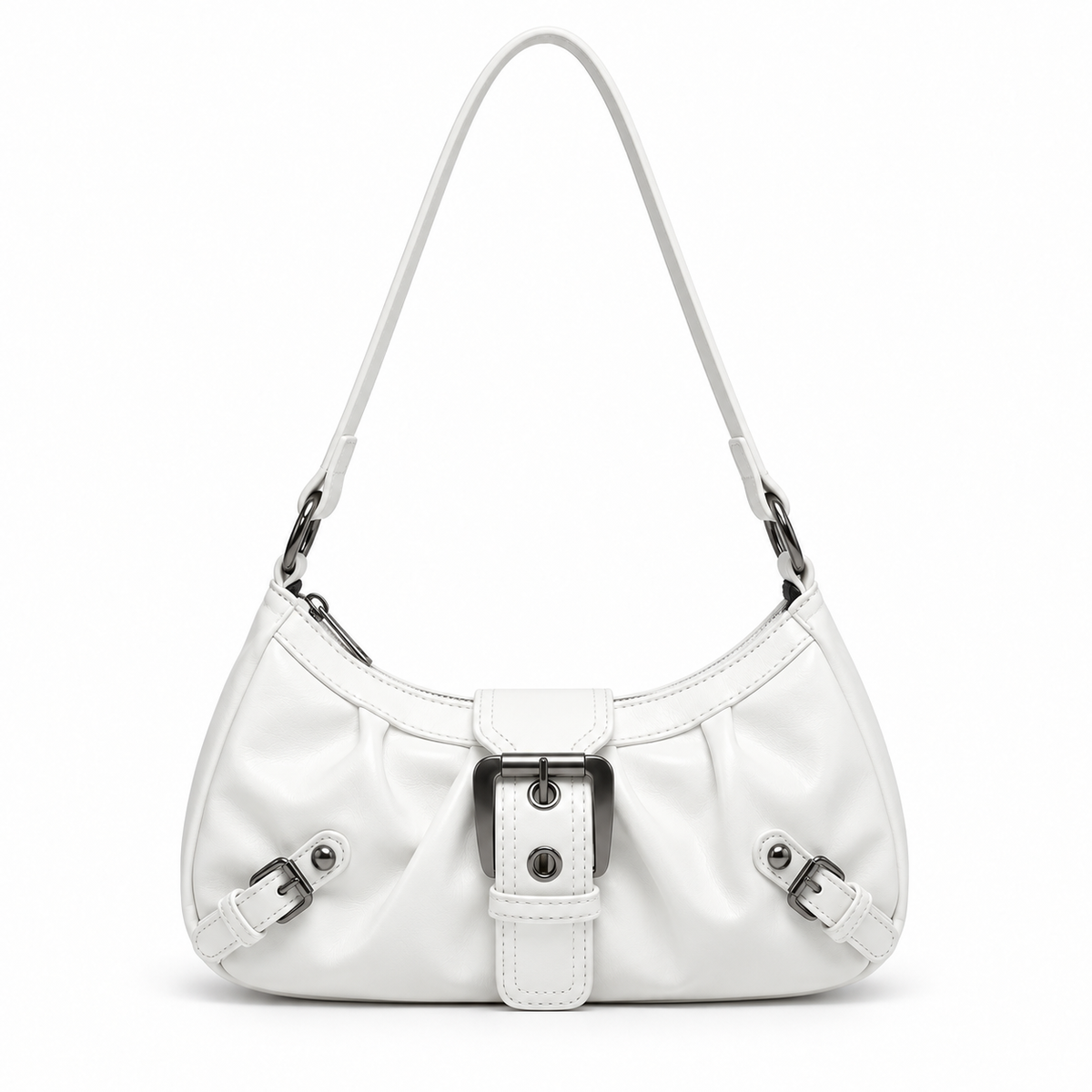 Perch curved buckle shoulder bag by Palmora Society, view 4