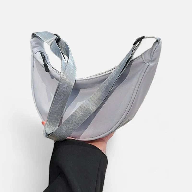 Yvette | Half-Moon Fabric Belt Bag