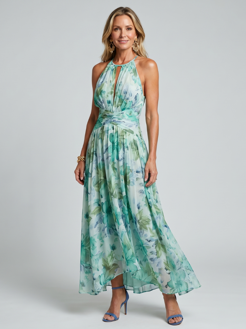 Vestido Midi Floral Suave PORTIA - vista 1
