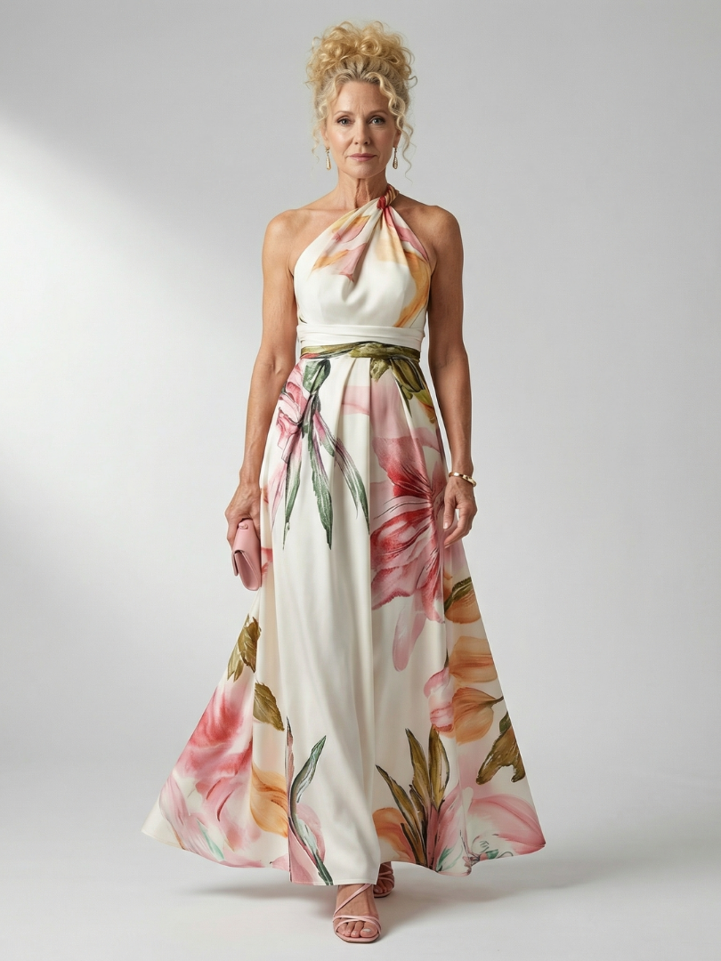 Vestido Largo Floral Ligero AMIEL - vista 1
