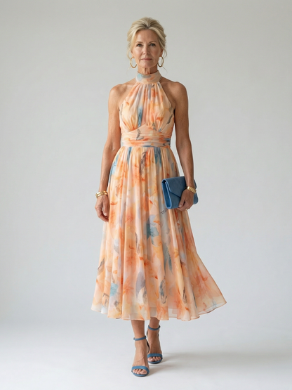 Vestido Midi Halter Suave ELIN - vista 1