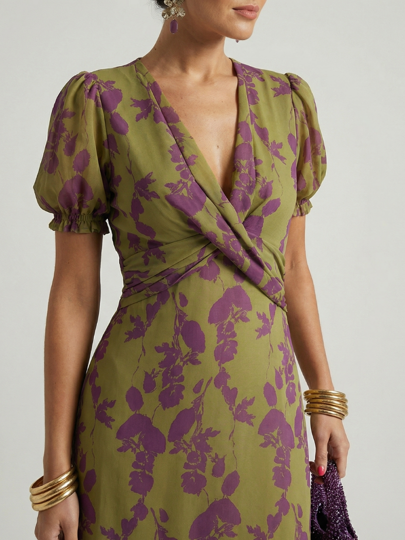 Vestido Midi Floral Relajado VIREL - vista 3