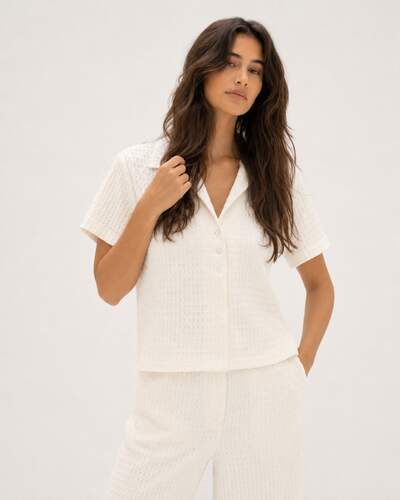 Conjunto punto crema - detalle