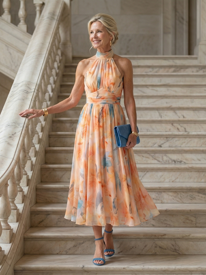 Vestido Midi Halter Suave ELIN - vista 4