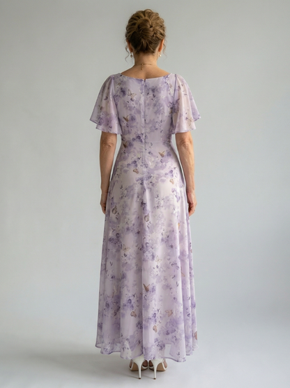 Vestido Midi Manga Mariposa VAELIS - vista 4