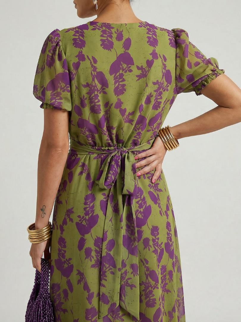Vestido Midi Floral Relajado VIREL - vista 4