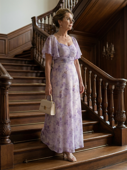 Vestido Midi Manga Mariposa VAELIS - vista 5