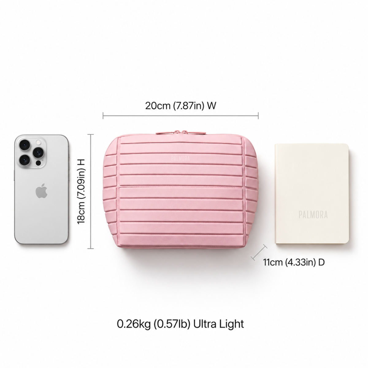 Palmora™ Shell Makeup Organizer