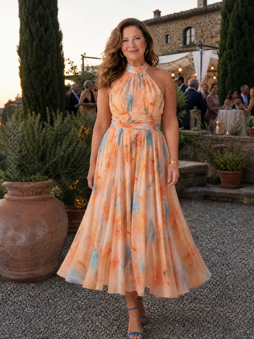 Vestido Midi Halter Suave ELIN - vista 6