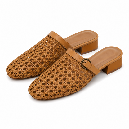 Zapatos Retro MONVETTA Tejidos con Tacón de Bloque - vista 1