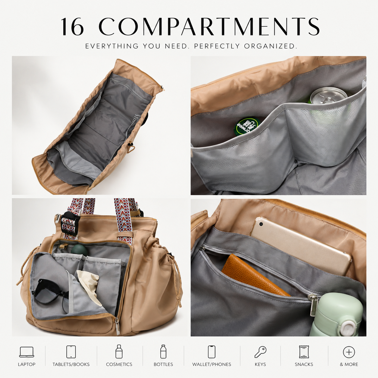 PackSmart 3-in-1 Versatile Tote by Palmora Society, lifestyle view