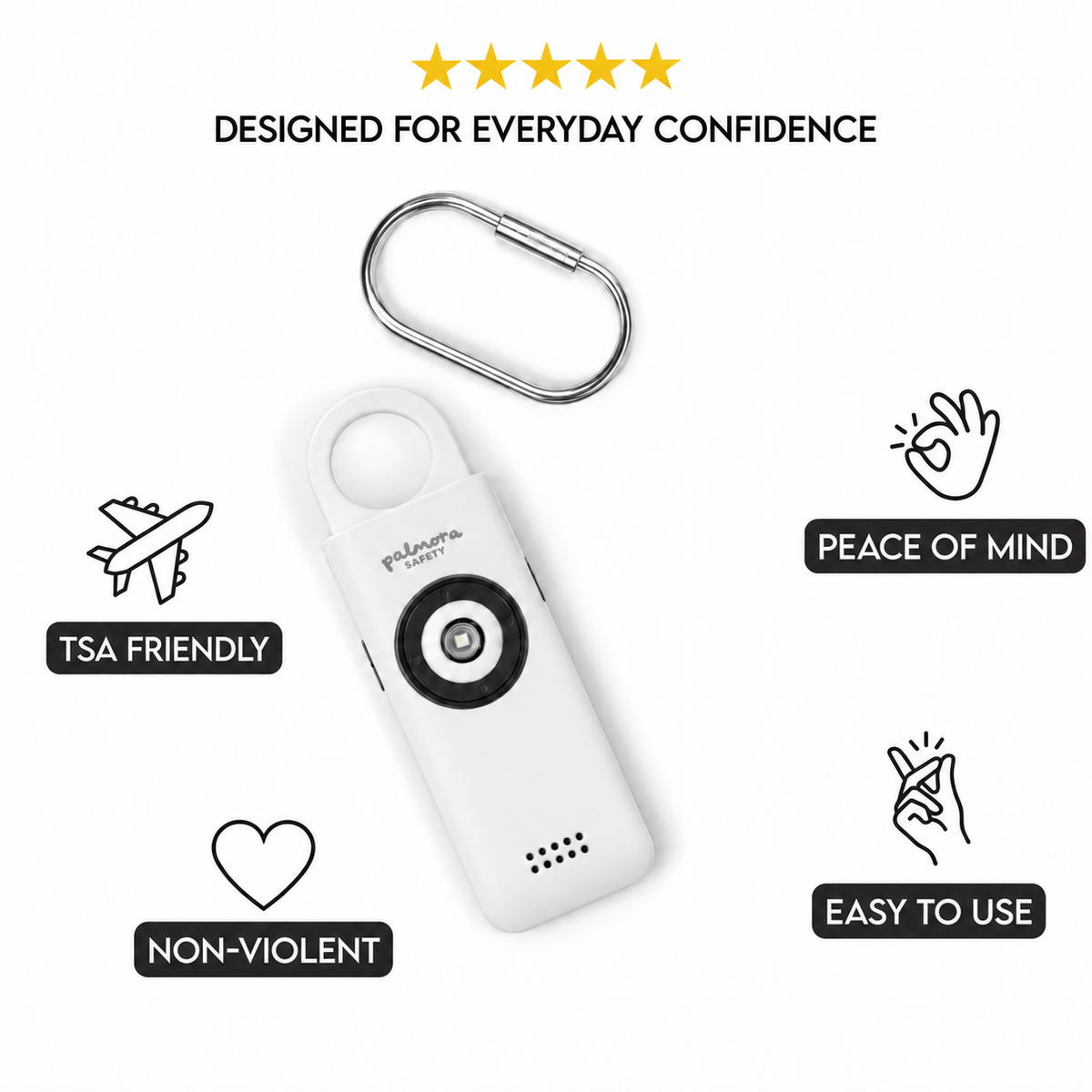 Personal Safety Charm Alarm