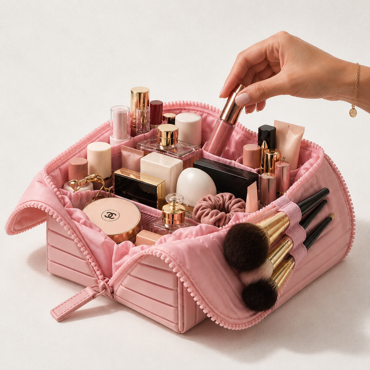 Palmora™ Shell Makeup Organizer