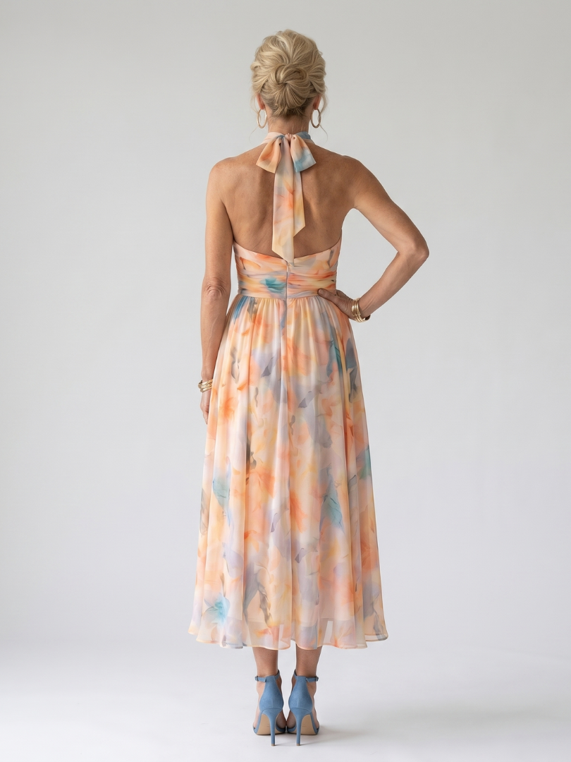Vestido Midi Halter Suave ELIN - vista 3