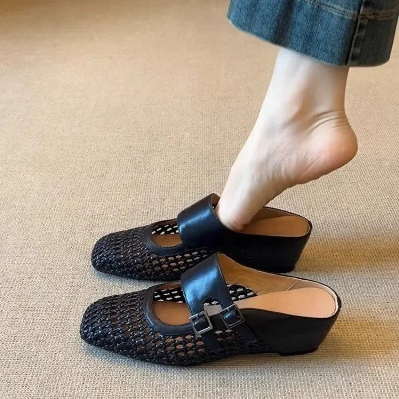 Sandalias de Cuña BELLAMONT Tejidas - vista 7