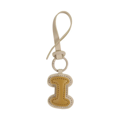 Leather Letter Charm