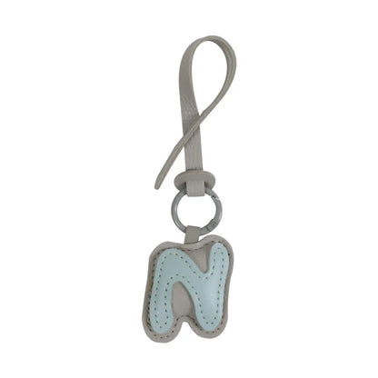 Leather Letter Charm
