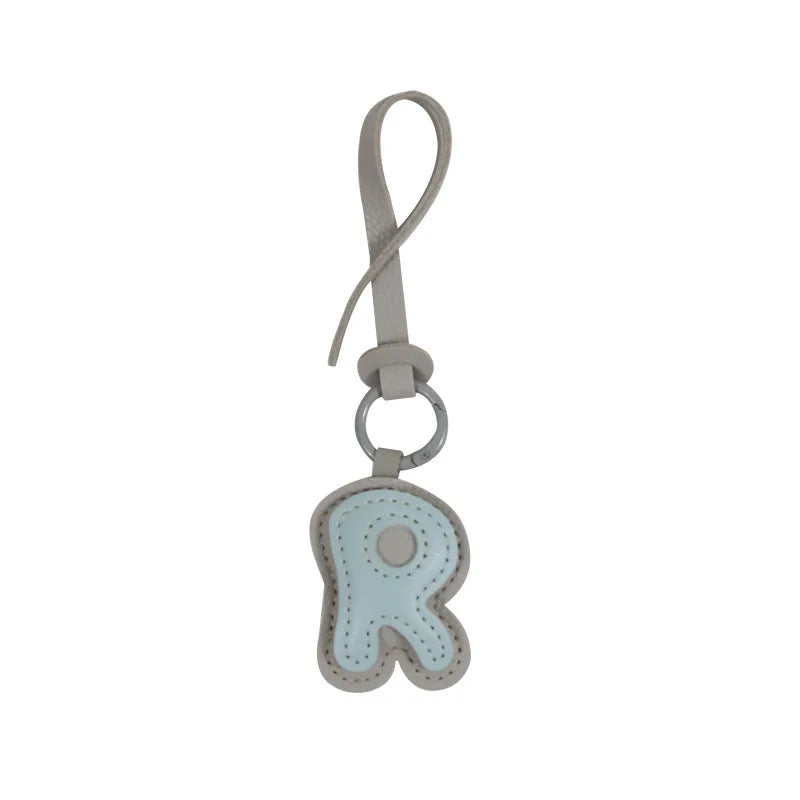 Leather Letter Charm