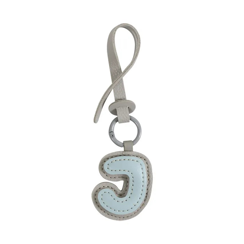 Leather Letter Charm