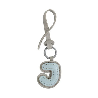 Leather Letter Charm
