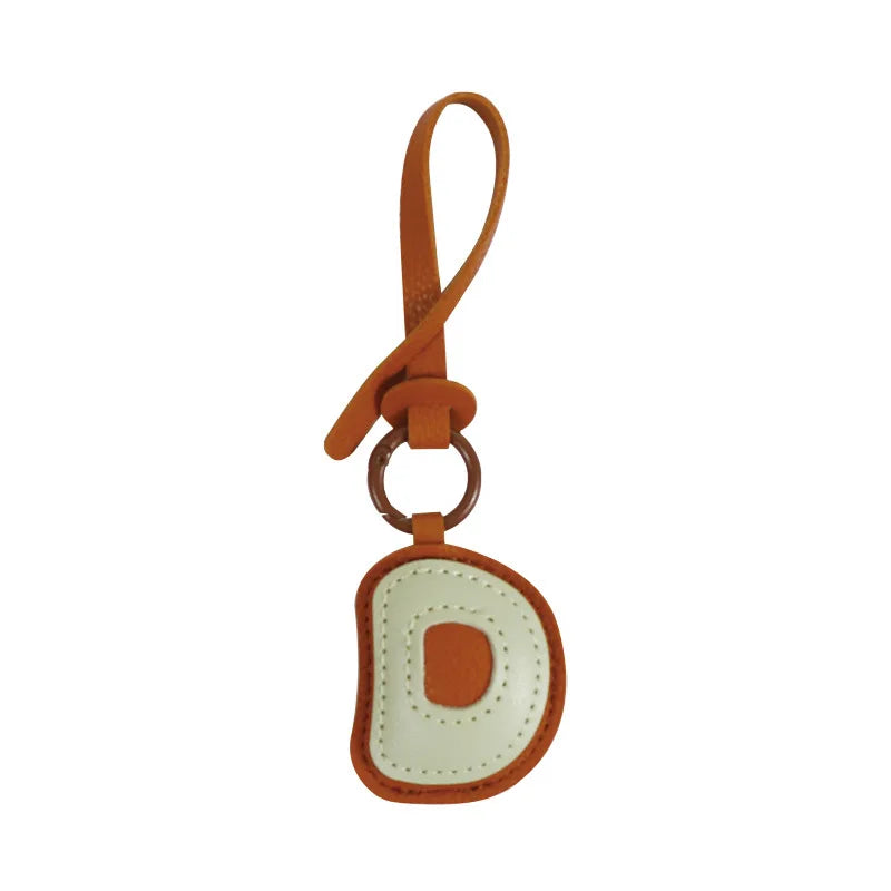 Leather Letter Charm