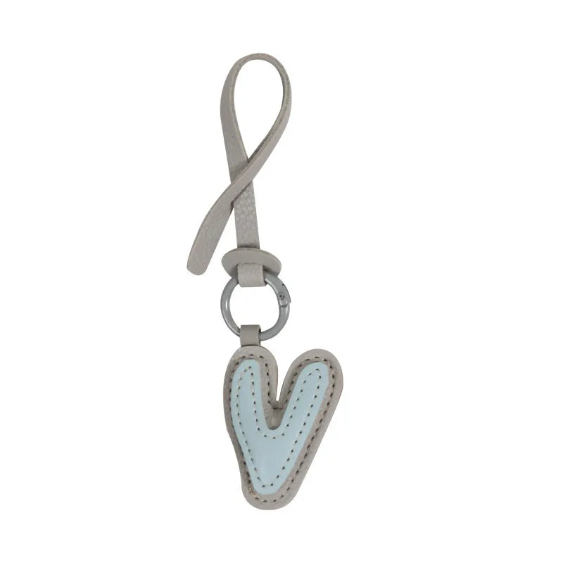 Leather Letter Charm