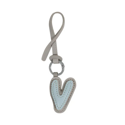 Leather Letter Charm