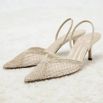 Sandalias de Tacón Alto RIVELLA Malla Tejida - vista 7