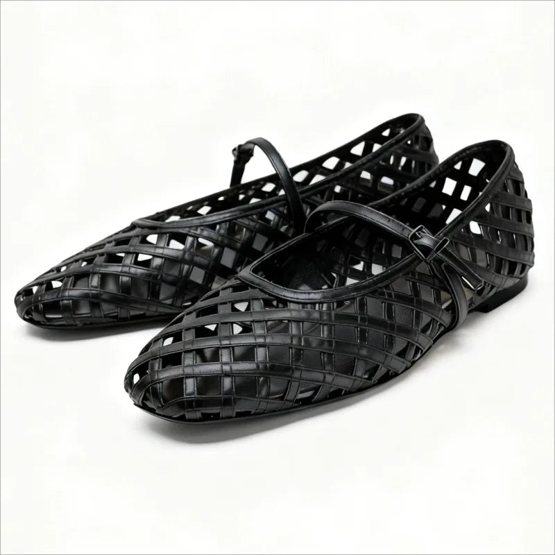 Sandalias MONTREUX Diseño Tejido Estilo Romano - vista 6