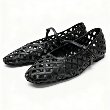 Sandalias MONTREUX Diseño Tejido Estilo Romano - vista 6