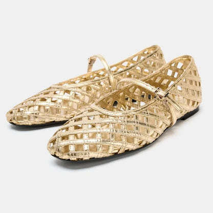 Sandalias MONTREUX Diseño Tejido Estilo Romano - vista 7