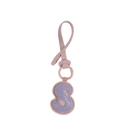 Leather Letter Charm