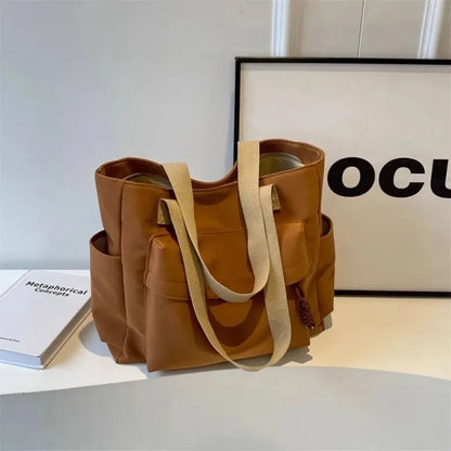 Romane | Large Canvas Multi-Pocket Tote