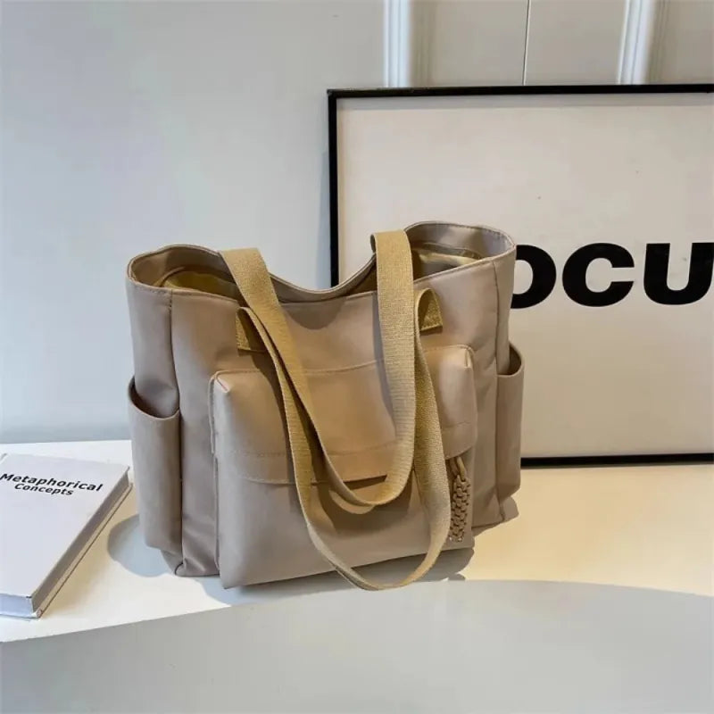 Romane | Large Canvas Multi-Pocket Tote