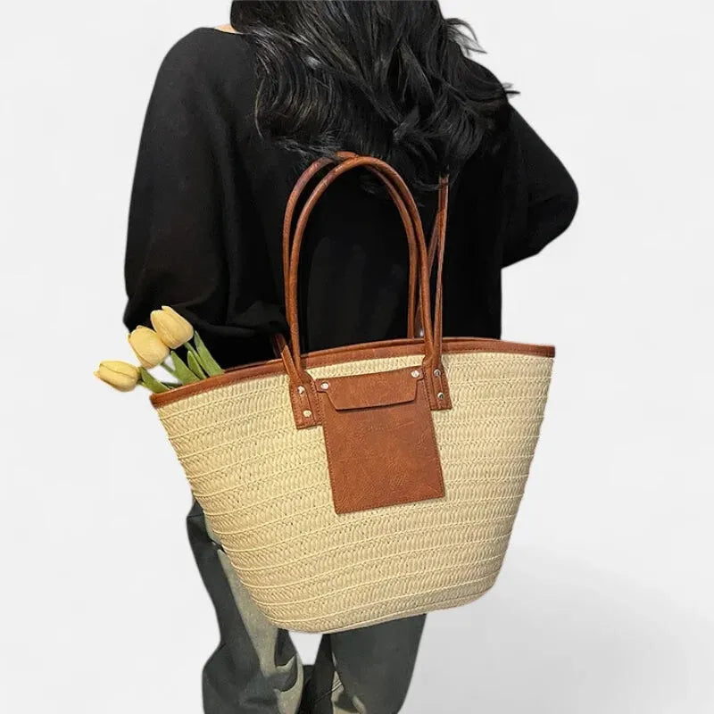 Anaëlle | Large Woven Straw Tote