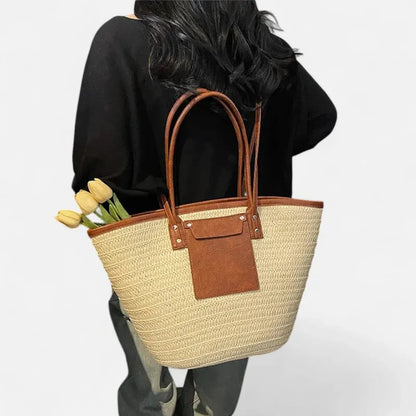 Anaëlle | Large Woven Straw Tote
