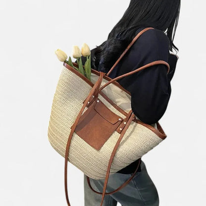 Anaëlle | Large Woven Straw Tote