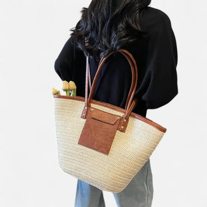 Anaëlle | Large Woven Straw Tote
