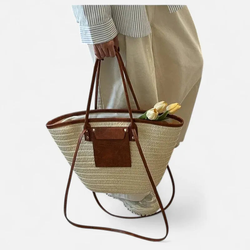 Anaëlle | Large Woven Straw Tote
