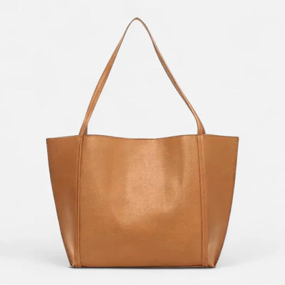 Amandine | Large Soft Tote with Matching Pouch