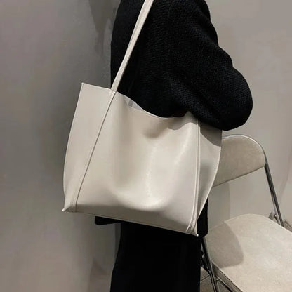 Amandine | Large Soft Tote with Matching Pouch