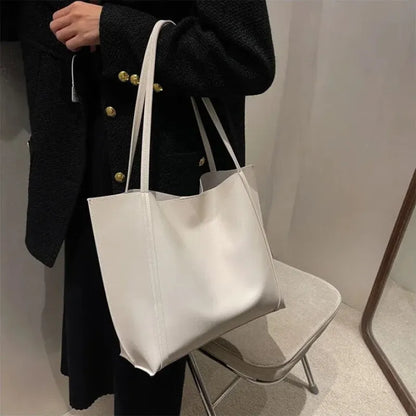 Amandine | Large Soft Tote with Matching Pouch