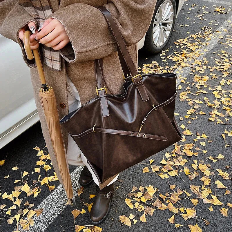 Solène | Large Soft Vintage Tote