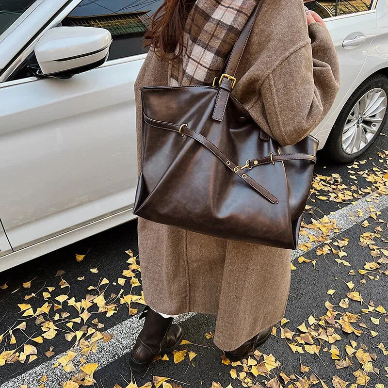 Solène | Large Soft Vintage Tote