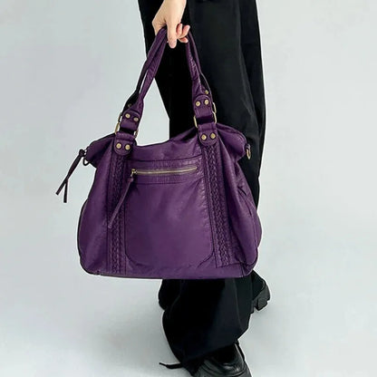 Clara | Vintage Multi-Pocket Shoulder Bag