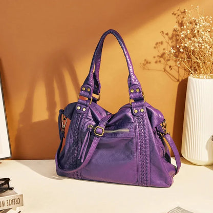 Clara | Vintage Multi-Pocket Shoulder Bag