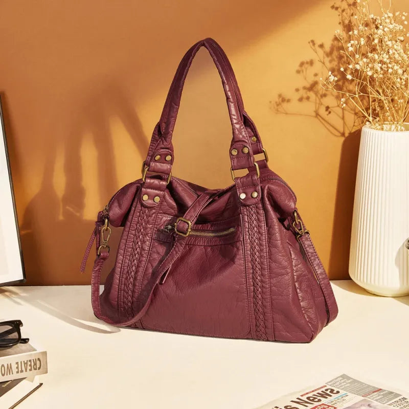 Clara | Vintage Multi-Pocket Shoulder Bag