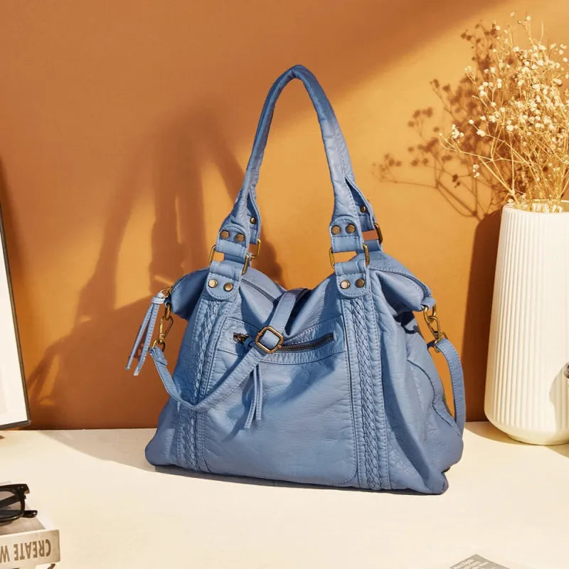 Clara | Vintage Multi-Pocket Shoulder Bag