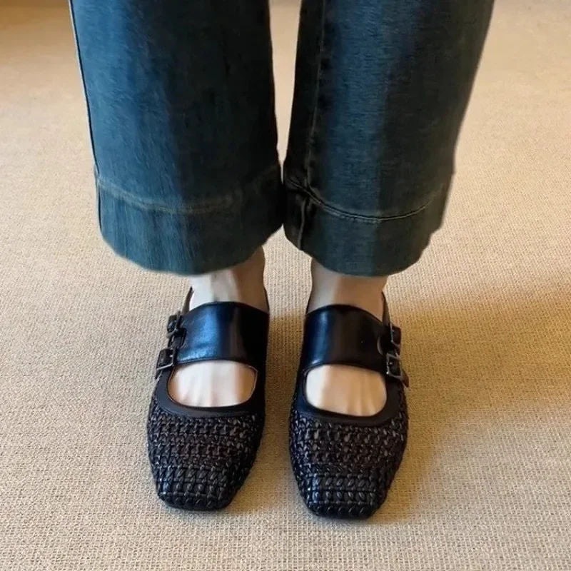 Sandalias de Cuña BELLAMONT Tejidas - vista 6