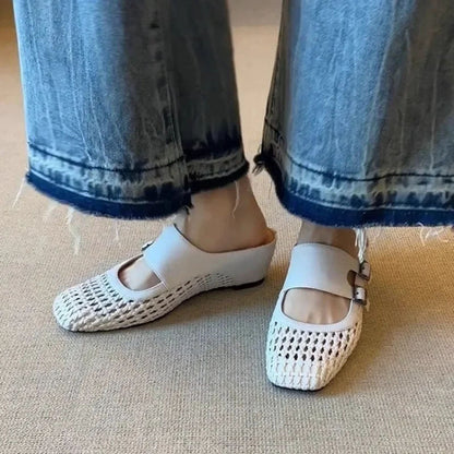Sandalias de Cuña BELLAMONT Tejidas - vista 3